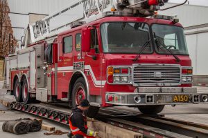 Evolution Time Critical delivers critical fire truck to Caribbean island St. Lucia